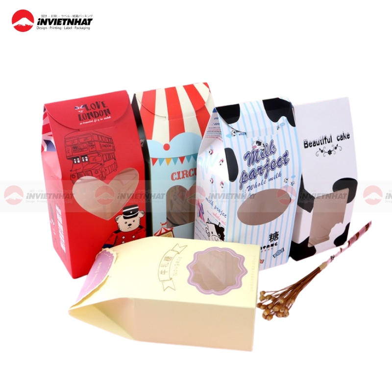 Túi giấy đựng bánh kẹo dễ thương