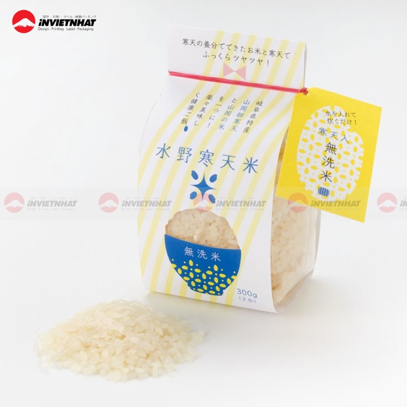 Túi giấy đựng gạo nhỏ