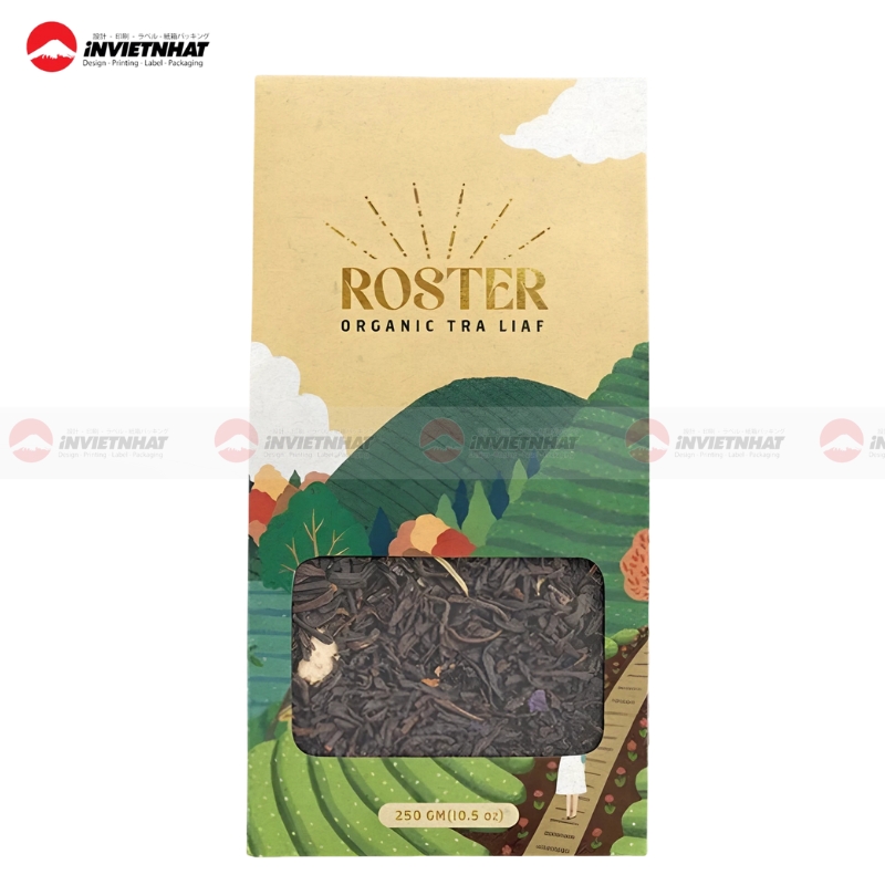 17+ Mẫu túi giấy đựng trà SANG TRỌNG, tinh tế 25 Tui giay dung tra Oolong 1