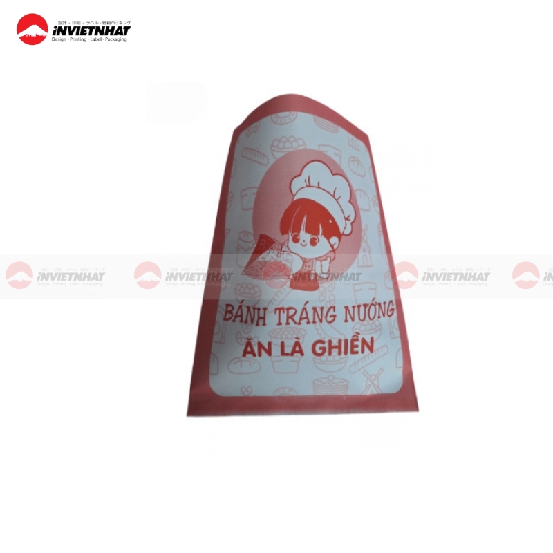 Túi giấy kraft bánh tráng nướng