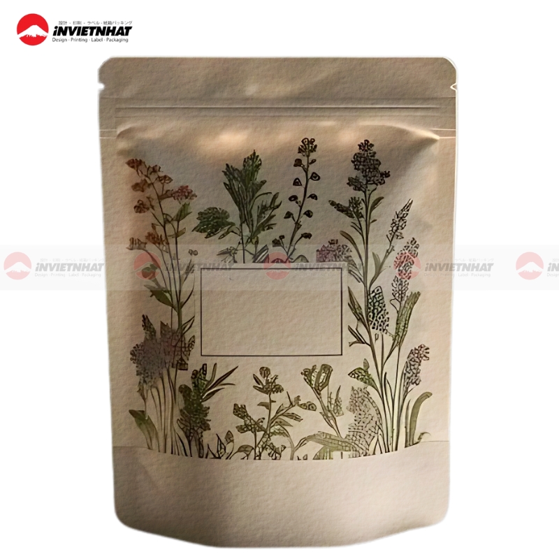 17+ Mẫu túi giấy đựng trà SANG TRỌNG, tinh tế 20 Tui giay mini dung tra 1