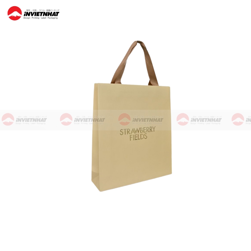 Túi giấy ruy băng đựng hoa