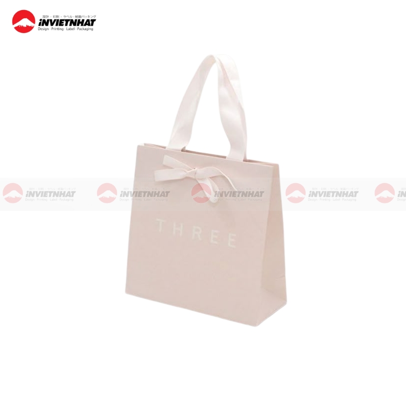 Túi giấy ruy băng tối giản