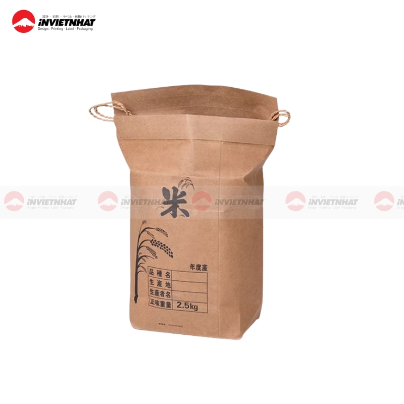 Túi giấy thân thiện môi trường đựng gạo
