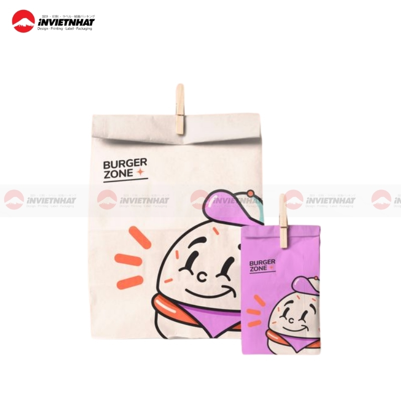 bao bì hamburger
