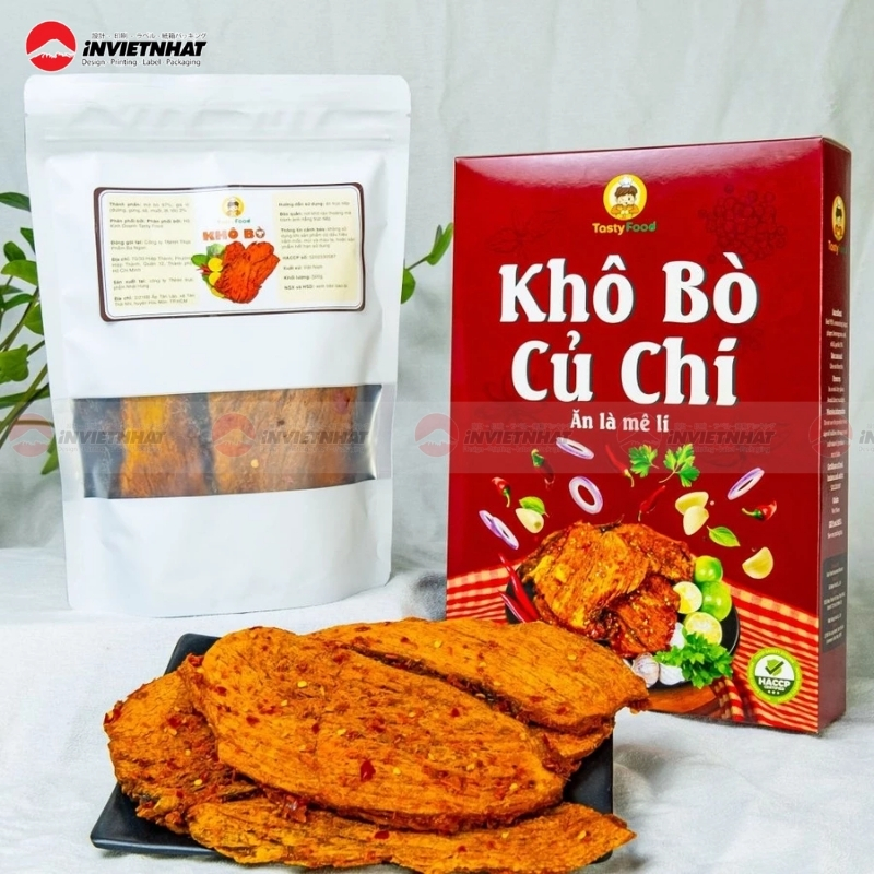 hộp đựng khô bò Củ Chi