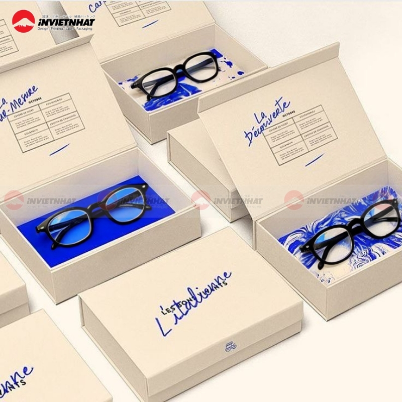 11+ Mẫu hộp giấy đựng kính chất liệu CAO CẤP, sang trọng 22 hộp đựng kính đẹp