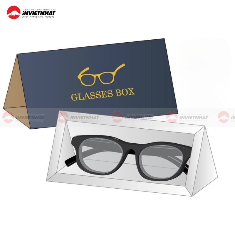 hộp đựng kính tam giác