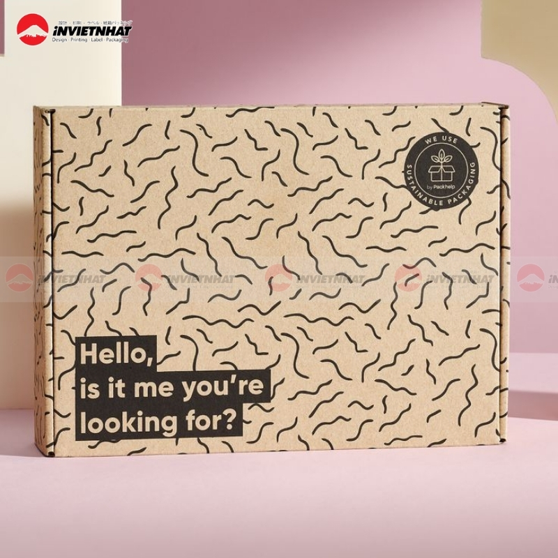 hộp giấy Kraft laptop