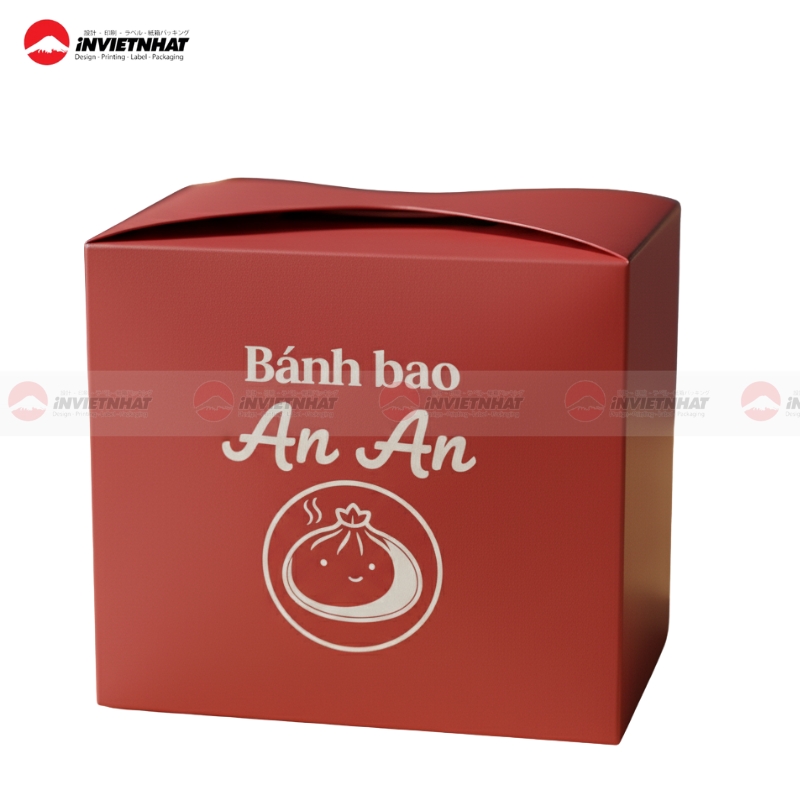 11+ Mẫu hộp giấy đựng bánh bao ĐẸP MẮT, thoát hơi tốt 9 hop giay banh bao 1
