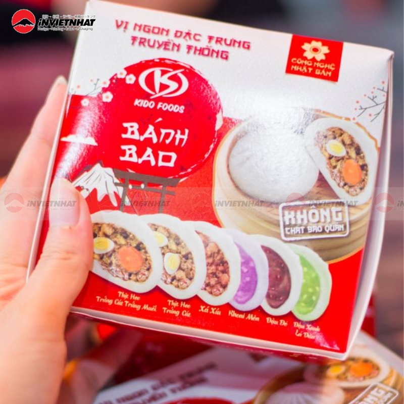 11+ Mẫu hộp giấy đựng bánh bao ĐẸP MẮT, thoát hơi tốt 7 hop giay dung banh bao