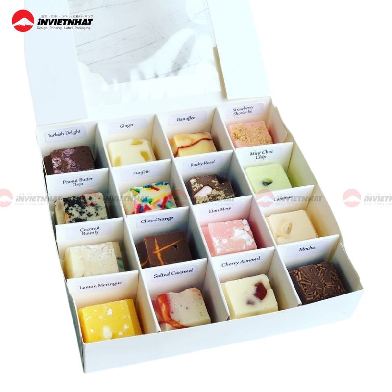 15+ Mẫu hộp giấy đựng bánh bông lan kraft nhiều kích thước 17 hộp giấy đựng bánh bông lan 5