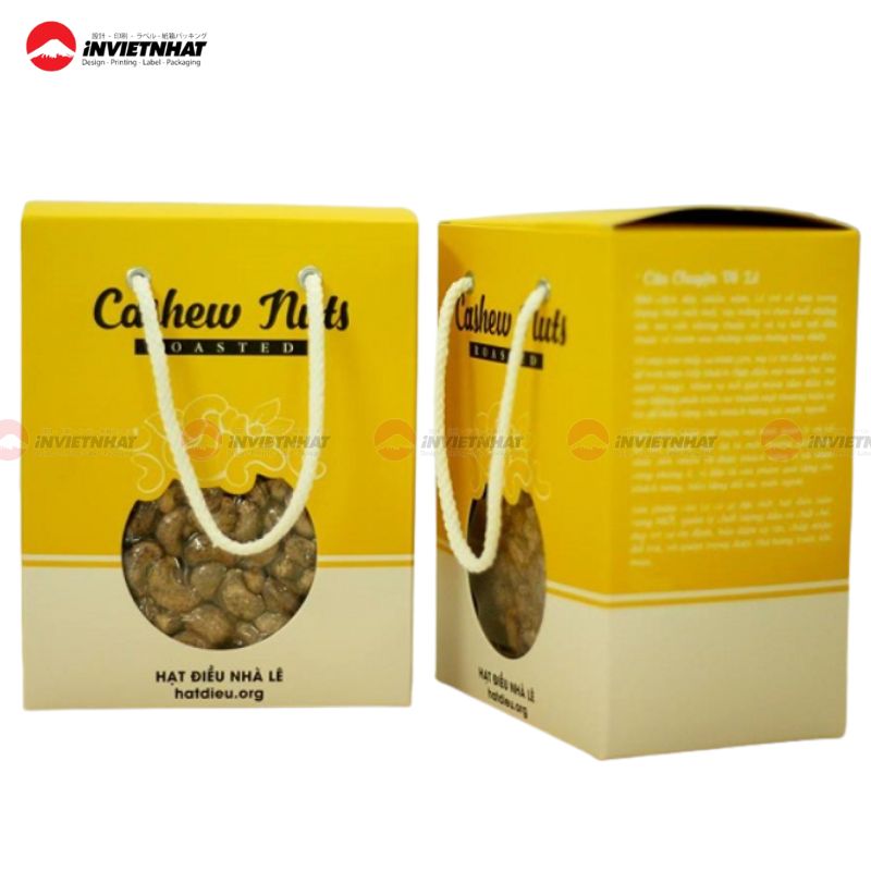 hộp giấy đựng hạt điều 1