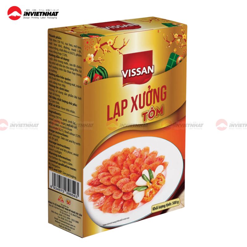 hộp giấy đựng lạp xưởng 1