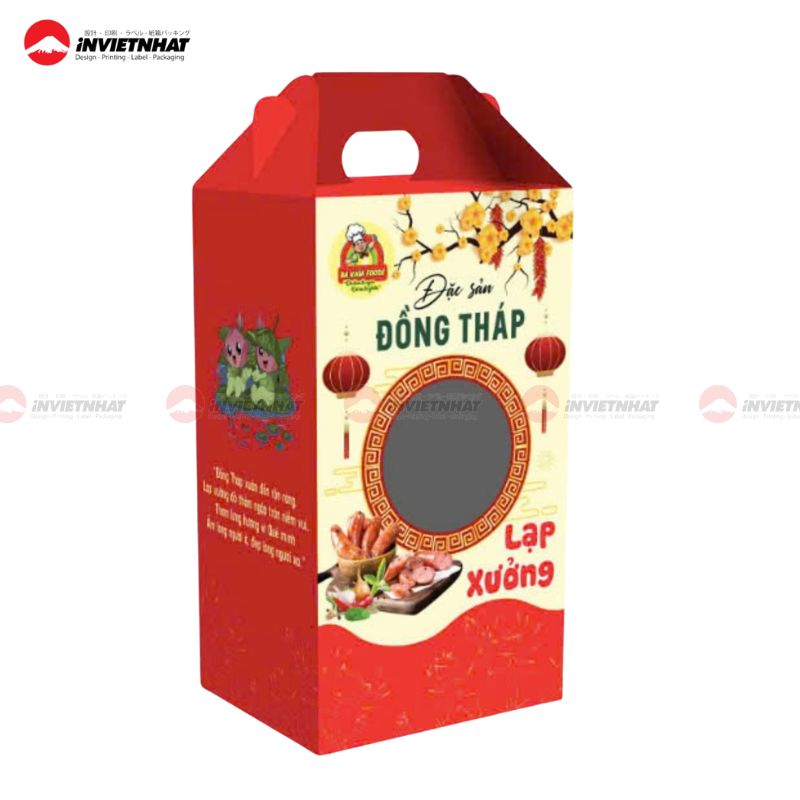 23+ Mẫu hộp giấy đựng lạp xưởng đẹp, GIÁ RẺ, bắt mắt 15 hộp giấy đựng lạp xưởng 5