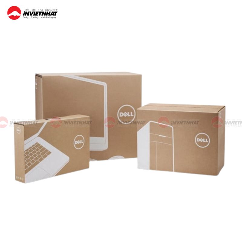 hộp giấy đựng laptop dell