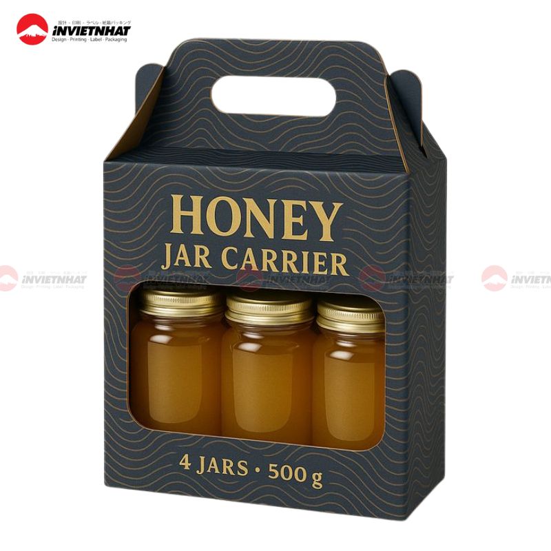 hộp giấy đựng mật ong 1