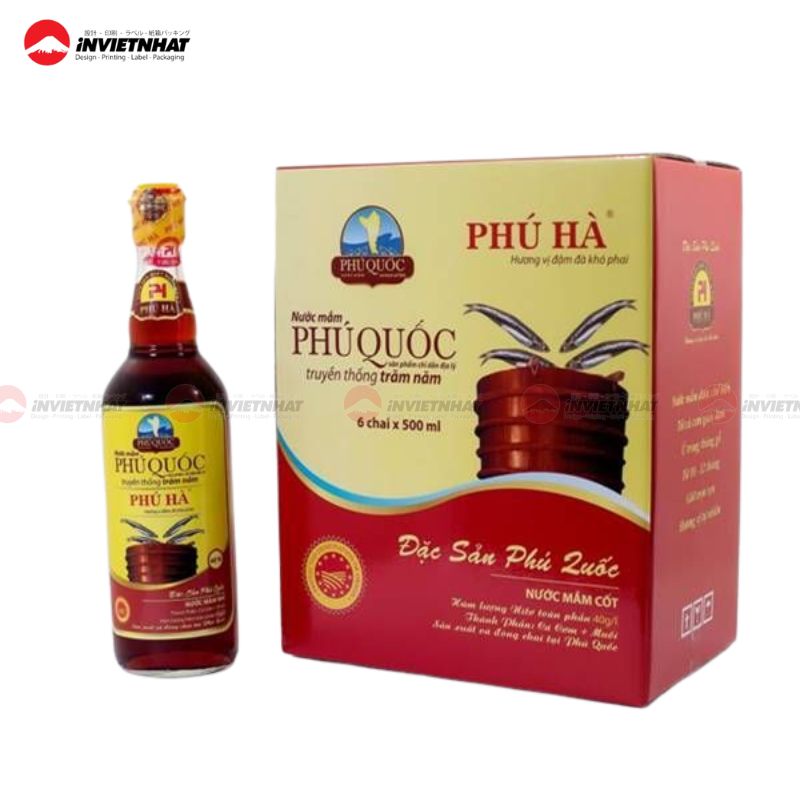 hộp giấy đựng nước mắm phú hà