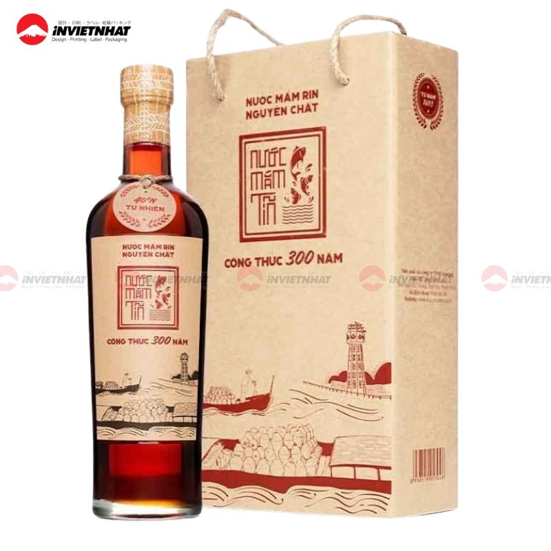 25+ Mẫu hộp giấy đựng nước mắm GIÁ TỐT, đậm chất thương hiệu 24 hộp giấy đựng nước mắm rin