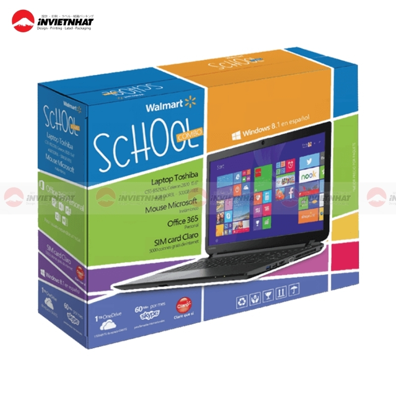 hộp giấy nắp gài đựng laptop