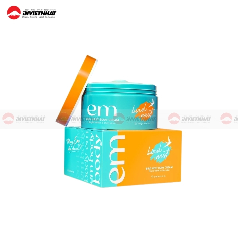 hộp kem body bán lẻ
