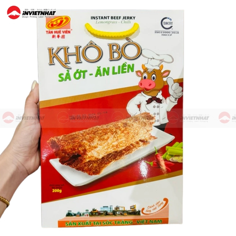 hộp khô bò ăn liền