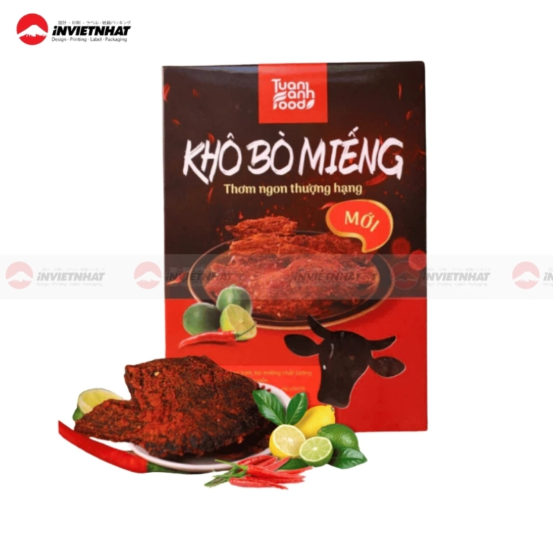 hộp khô bò miếng