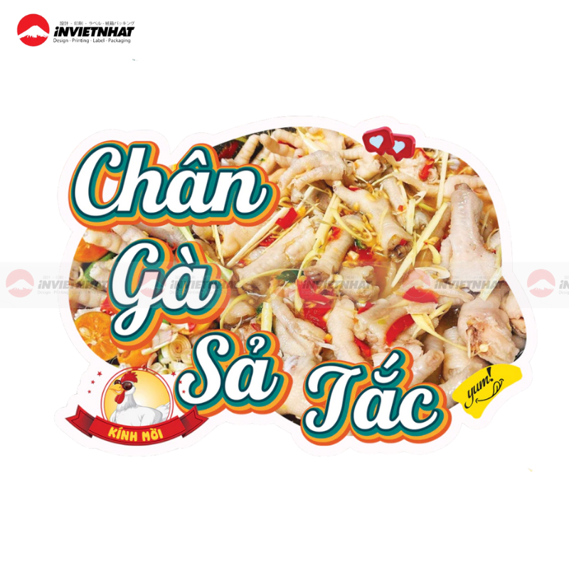 19+ Mẫu tem chân gà đẹp BẮT MẮT gây ấn tượng mạnh 30 mau tem chan ga bat mat