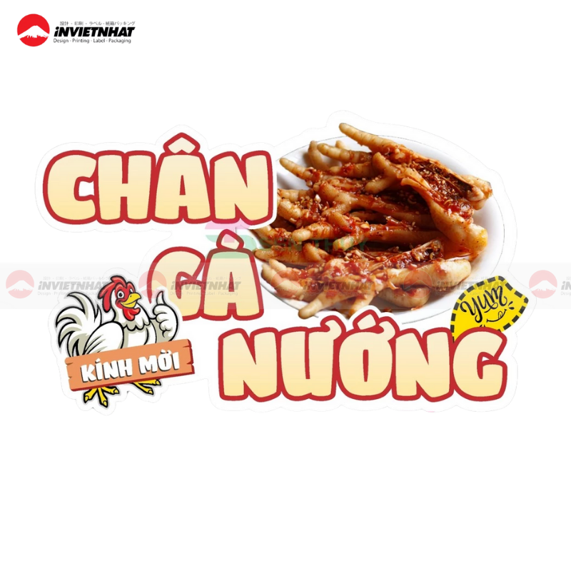 19+ Mẫu tem chân gà đẹp BẮT MẮT gây ấn tượng mạnh 23 tem chan ga an lien tien loi