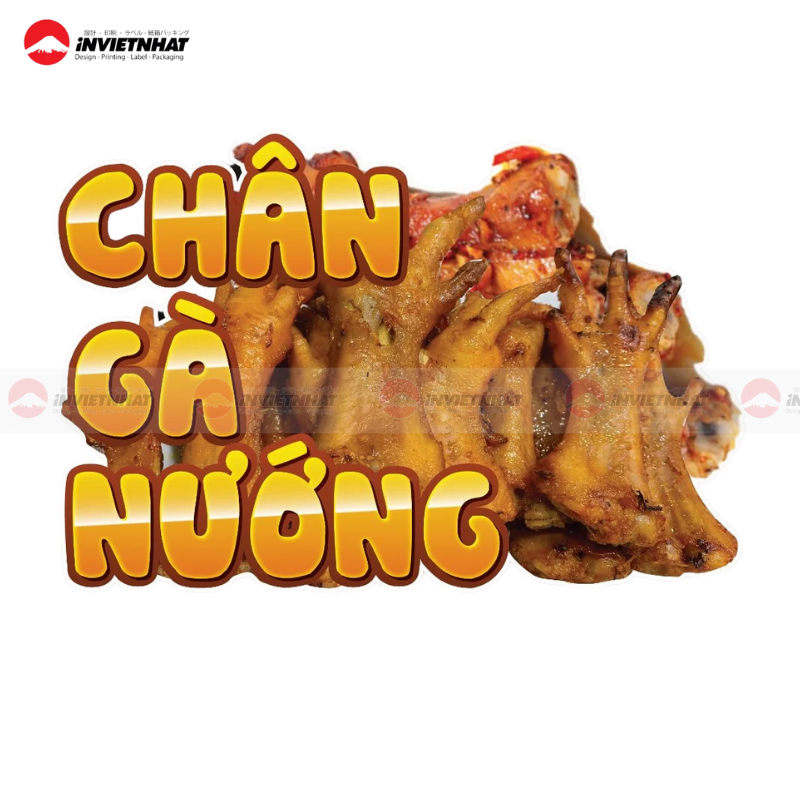 19+ Mẫu tem chân gà đẹp BẮT MẮT gây ấn tượng mạnh 24 tem chan ga nuong