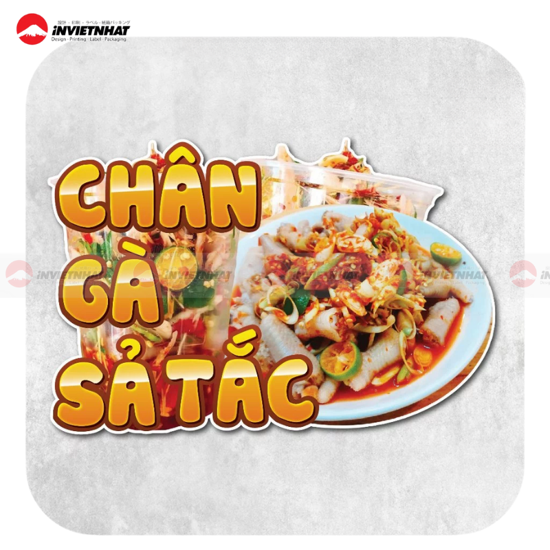 19+ Mẫu tem chân gà đẹp BẮT MẮT gây ấn tượng mạnh 33 tem thuc pham chan ga