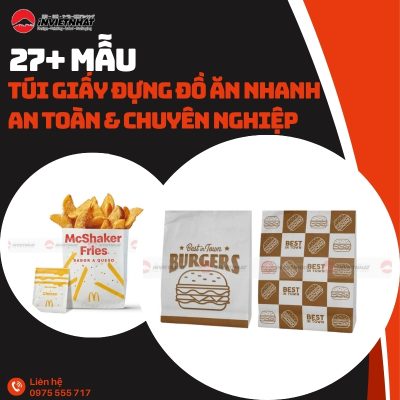 thumb túi giấy đựng đồ ăn nhanh