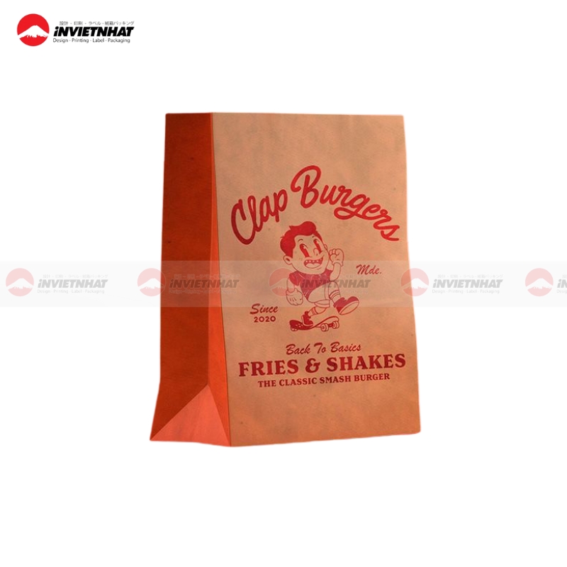 túi giấy đồ ăn nhanh bền đẹp