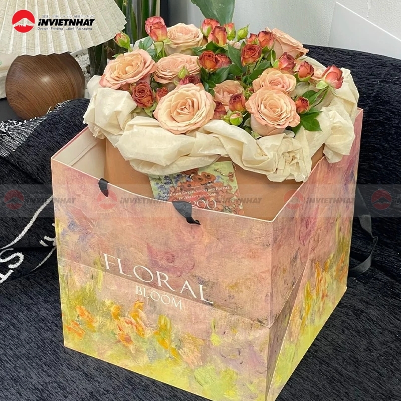 túi giấy bó hoa