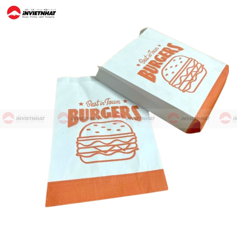 túi giấy burger cỡ nhỏ