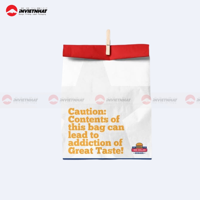 túi giấy cao cấp đựng burger