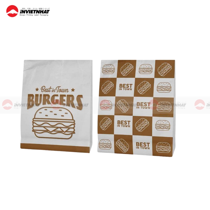 túi giấy cho các cửa hàng thức ăn nhanh
