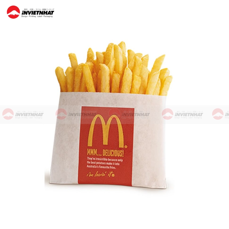 túi giấy đồ ăn nhanh chống thấm dầu