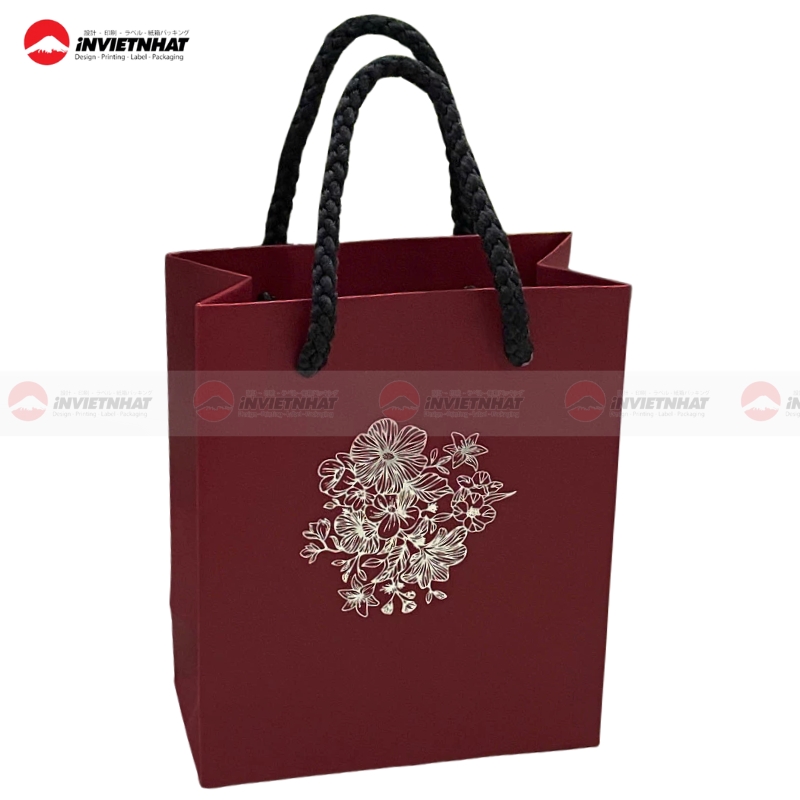 51+ Mẫu túi giấy đỏ RỰC RỠ, thiết kế ấn tượng 2025 57 tui giay do do