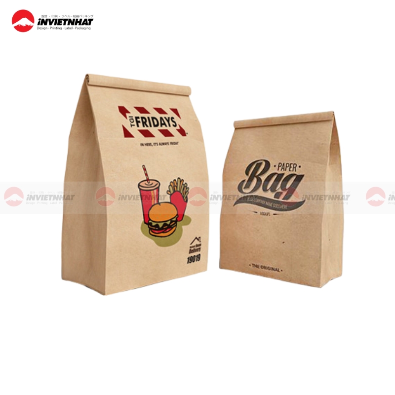 túi giấy đựng burger
