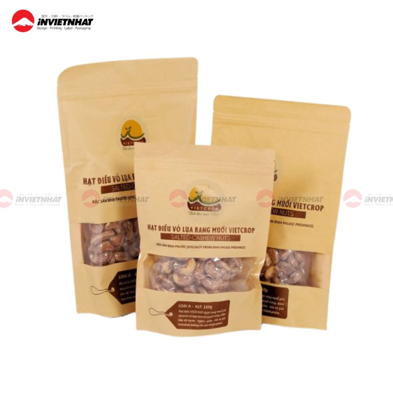 túi giấy đựng hạt điều 1