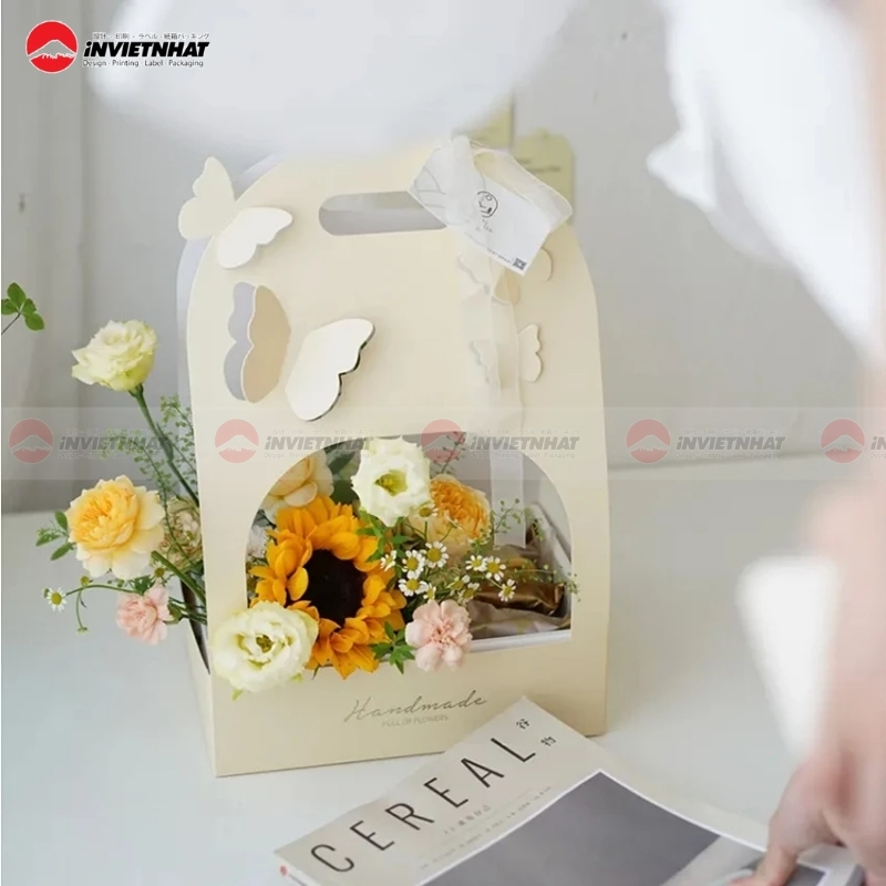 túi giấy đựng hoa