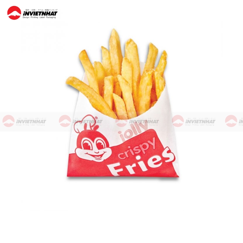 túi giấy đựng khoai tây chiên