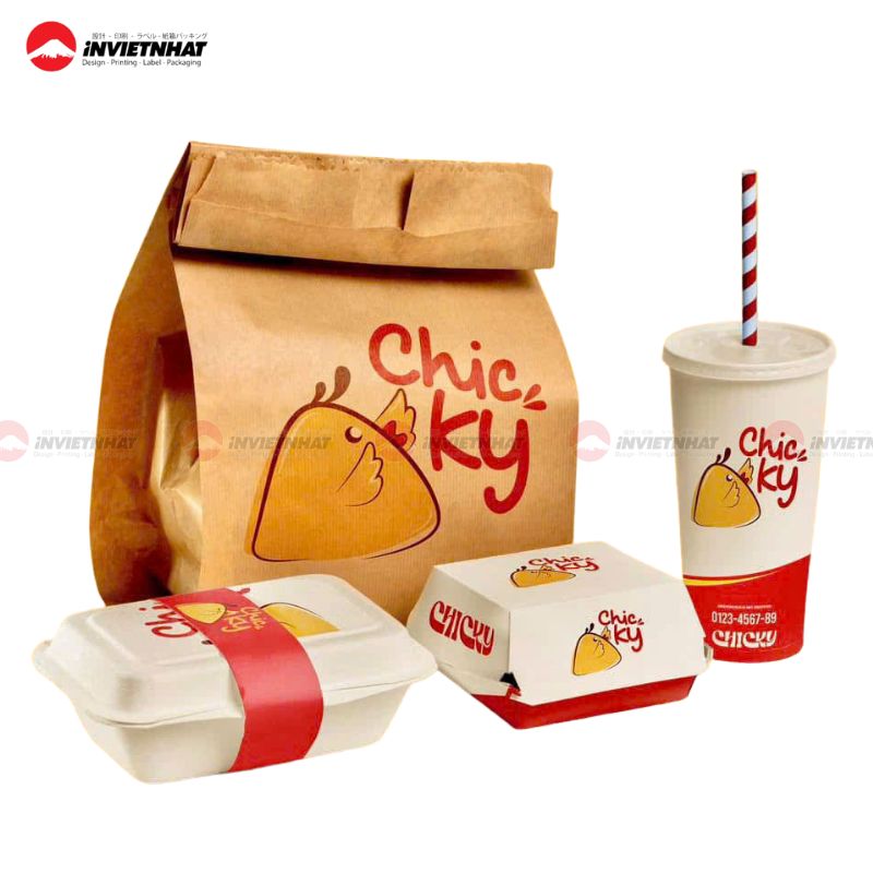 túi giấy đựng thức ăn nhanh 2