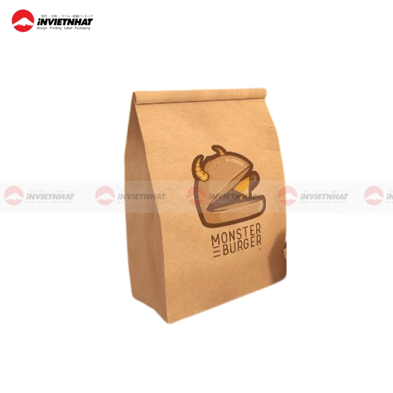 túi giấy hamburger bảo vệ môi trường