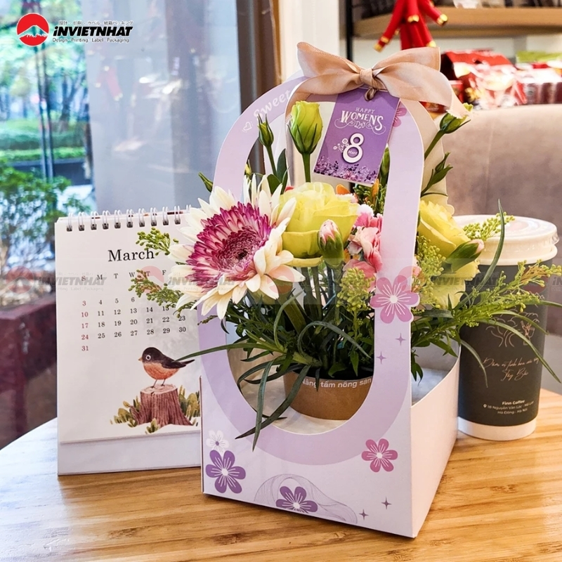 túi giấy hoa bền đẹp