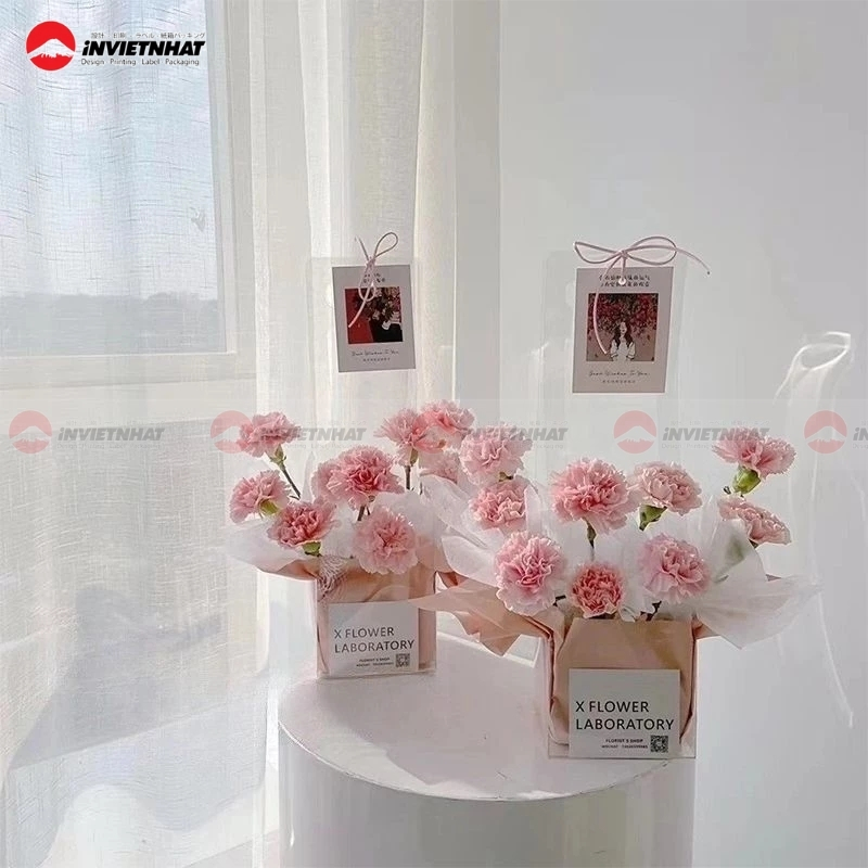 túi giấy hoa chống thấm