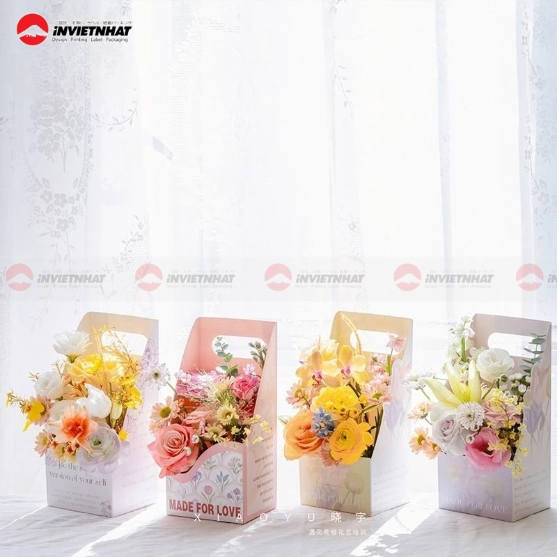 túi giấy hoa thân thiện môi trường