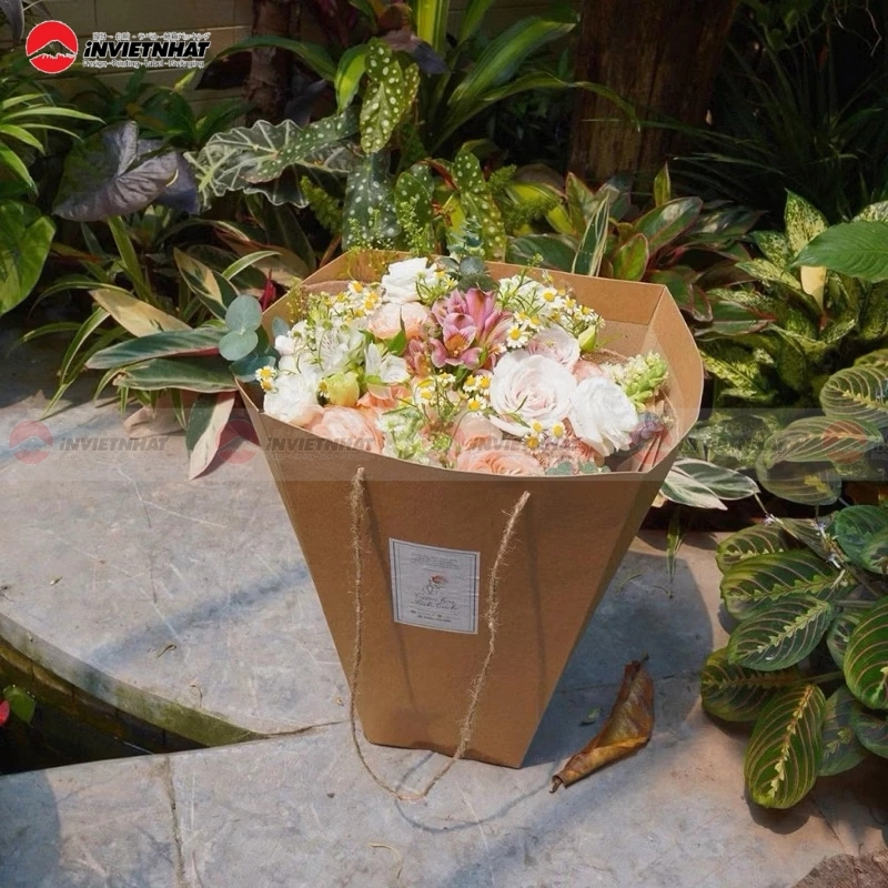 túi giấy hoa tươi