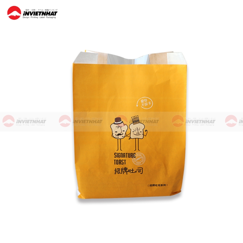 túi giấy fasstfood không quai